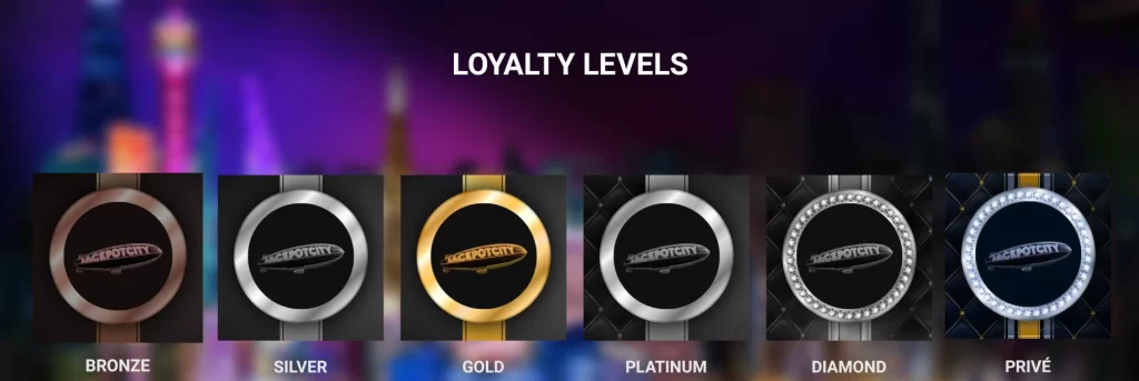 jackpot city loyalty points