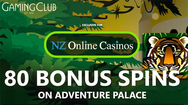Gaming Club Casino NZ 80 bonus spins