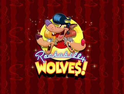 rockabilly wolves logo