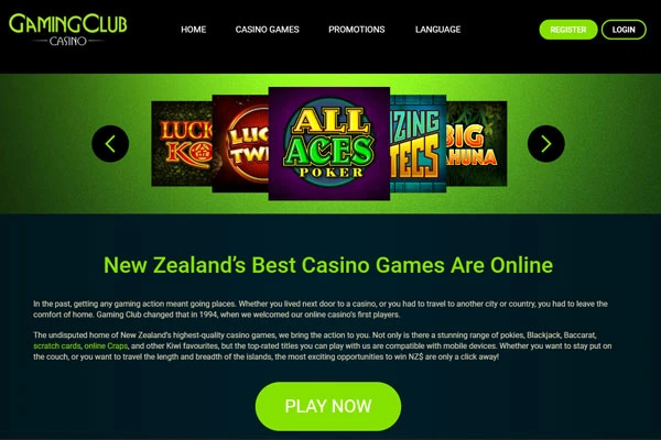 Gaming club NZ