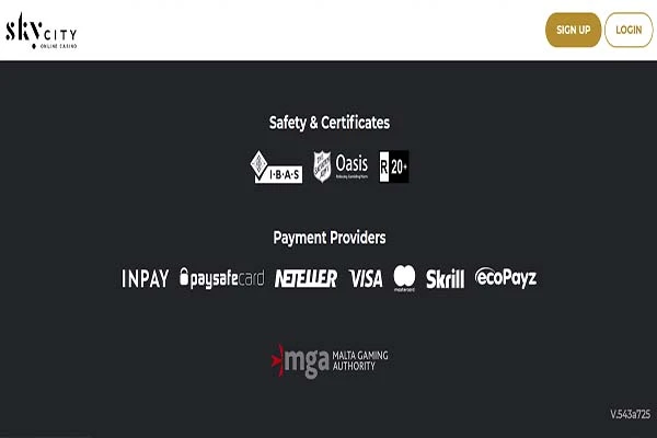 Sky City payment providers