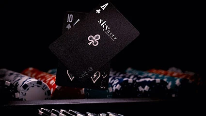 SkyCityu Online Blackjack table and cards
