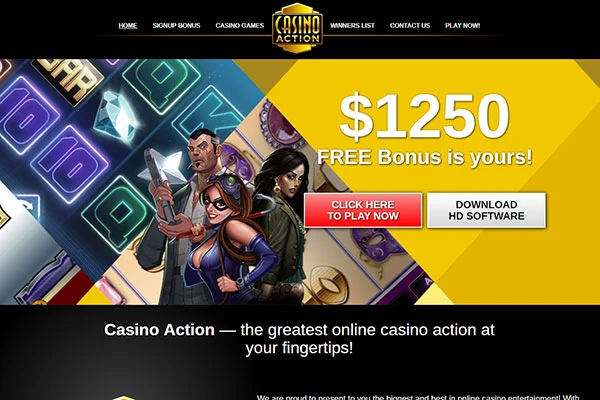 Casino Action NZ bonus