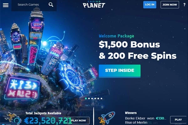 casino planet welcome package