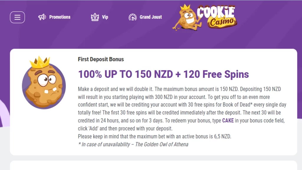 Cookie casino bonus codes
