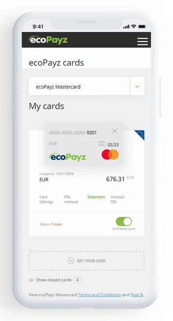 ecopayz Mastercard app